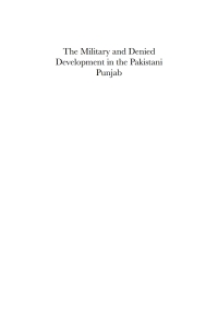 表紙画像: The Military and Denied Development in the Pakistani Punjab 1st edition 9781783082896