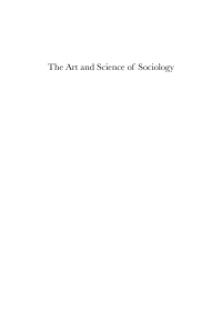 Imagen de portada: The Art and Science of Sociology 1st edition 9781783085644