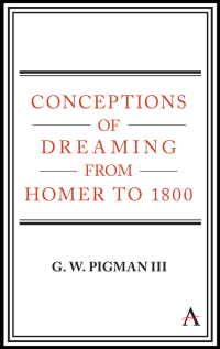 Cover image: Conceptions of Dreaming from Homer to 1800 1st edition 9781783088881