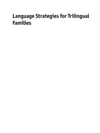Immagine di copertina: Language Strategies for Trilingual Families 1st edition 9781783091140