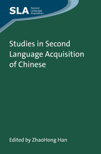 Imagen de portada: Studies in Second Language Acquisition of Chinese 1st edition 9781783092086