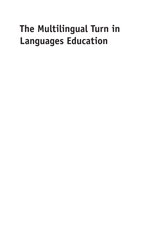 صورة الغلاف: The Multilingual Turn in Languages Education 1st edition 9781783092222