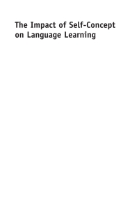 Cover image: The Impact of Self-Concept on Language Learning 1st edition 9781783092369