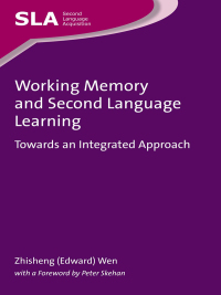 Imagen de portada: Working Memory and Second Language Learning 1st edition 9781783095711
