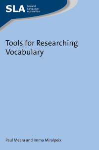 Omslagafbeelding: Tools for Researching Vocabulary 1st edition 9781783096459