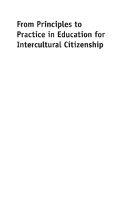 Imagen de portada: From Principles to Practice in Education for Intercultural Citizenship 1st edition 9781783096541