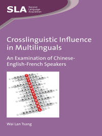 Imagen de portada: Crosslinguistic Influence in Multilinguals 1st edition 9781783096886