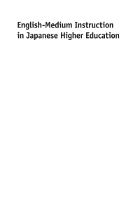 صورة الغلاف: English-Medium Instruction in Japanese Higher Education 1st edition