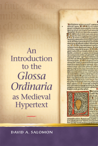 Cover image: An Introduction to the 'Glossa Ordinaria' as Medieval Hypertext 1st edition 9780708324936