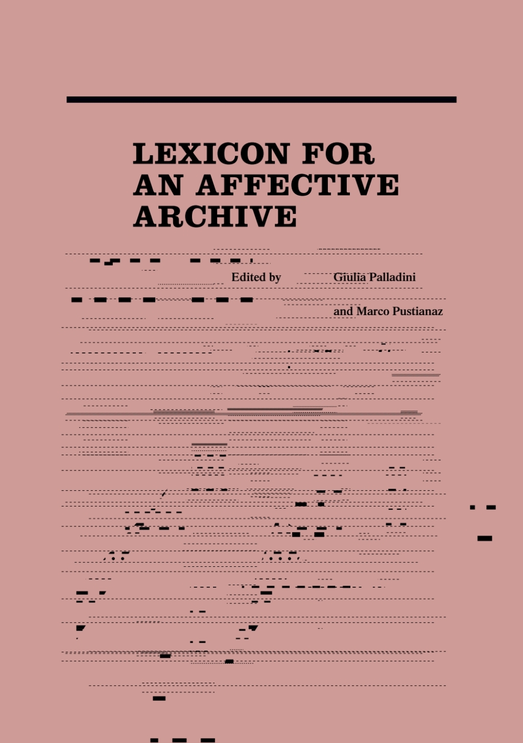 Lexicon for an Affective Archive 1st Edition