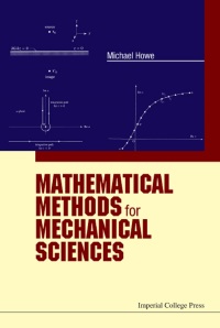 表紙画像: Mathematical Methods For Mechanical Sciences 9781783266647