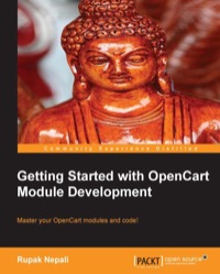 Cover image: Getting Started with OpenCart Module Development 1st edition 9781783280377