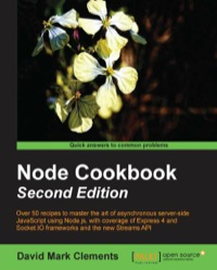 Imagen de portada: Node Cookbook: Second Edition 1st edition 9781783280438