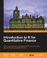 Cover image: Introduction to R for Quantitative Finance 1st edition 9781783280933