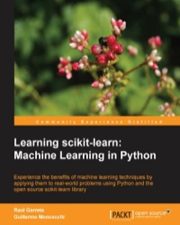 Immagine di copertina: Learning scikit-learn: Machine Learning in Python 1st edition 9781783281930