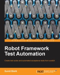 Cover image: Robot Framework Test Automation 1st edition 9781783283033