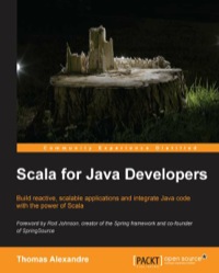 Cover image: Scala for Java Developers 1st edition 9781783283637