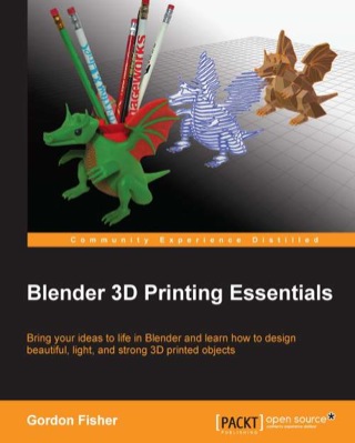 Cover image: Blender 3D Printing Essentials 1st edition 9781783284597