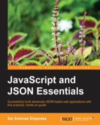 Cover image: JavaScript and JSON Essentials 1st edition 9781783286034