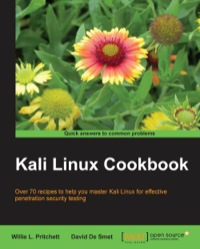 Imagen de portada: Kali Linux Cookbook 1st edition 9781783289592