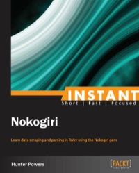 Immagine di copertina: Instant Nokogiri 1st edition 9781783289974