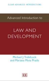 Cover image: Advanced Introduction to Law and Development 9781783473380