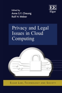 Omslagafbeelding: Privacy and Legal Issues in Cloud Computing 1st edition 9781783477067