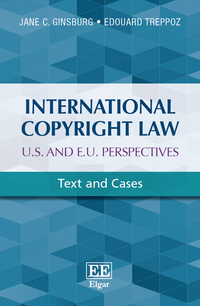 Imagen de portada: International Copyright Law: U.S. and E.U. Perspectives 9781783477975