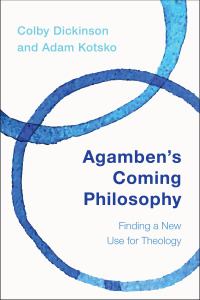 Cover image: Agamben's Coming Philosophy 1st edition 9781783484010