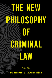 Imagen de portada: The New Philosophy of Criminal Law 1st edition 9781783484133