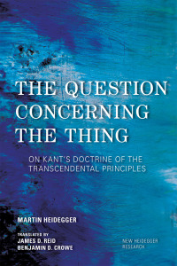 Imagen de portada: The Question Concerning the Thing 1st edition 9781783484638