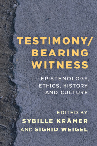 Cover image: Testimony/Bearing Witness 1st edition 9781783489756