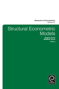 Imagen de portada: Structural Econometric Models 9781783500529