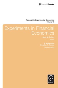 صورة الغلاف: Experiments in Financial Economics 9781783501403