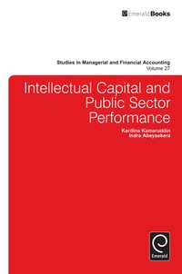 Cover image: Intellectual Capital and Public Sector Performance 9781783501687