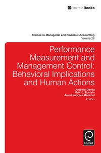 Omslagafbeelding: Performance Measurement and Management Control 9781783503773