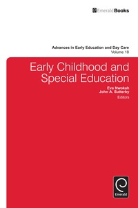 Cover image: Early Childhood and Special Education 9781783504596