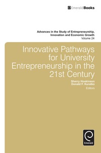 Cover image: Innovative Pathways for University Entrepreneurship in the 21st Century 9781783504985