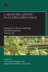 صورة الغلاف: Labor Relations in Globalized Food 9781783507115