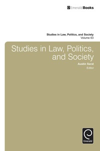 Omslagafbeelding: Studies in Law, Politics and Society 9781783507856