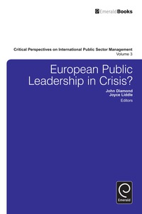 Imagen de portada: European Public Leadership in Crisis? 9781783509010