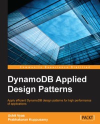 Imagen de portada: DynamoDB Applied Design Patterns 1st edition 9781783551897