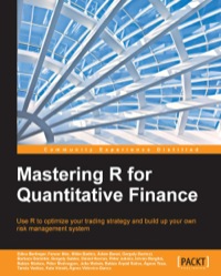 Cover image: Mastering R for Quantitative Finance 1st edition 9781783552078