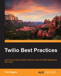 表紙画像: Twilio Best Practices 1st edition 9781782175896