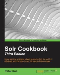 Imagen de portada: Solr Cookbook - Third Edition 1st edition 9781783553150