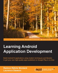 Imagen de portada: Learning Android Application Development 1st edition 9781785286117