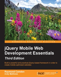 Cover image: jQuery Mobile Web Development Essentials - Third Edition 3rd edition 9781783555055