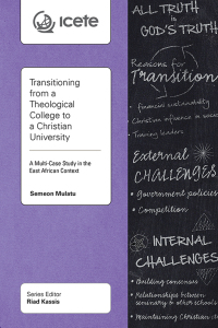 Omslagafbeelding: Transitioning from a Theological College to a Christian University 9781783683185