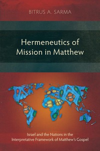 Imagen de portada: Hermeneutics of Mission in Matthew 9781783689095