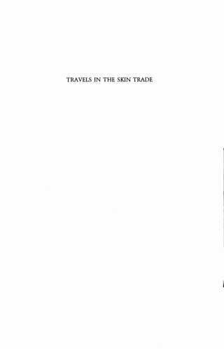 Cover image: Travels in the Skin Trade 2nd edition 9780745317564
